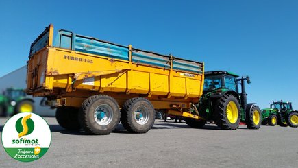 Cereal tipping trailer Rolland TURBO 155 - 1