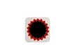 LIBRE SERVICE AGRICOLE - CHAMBRES AGRI + TIPTOP - Pièce rouge n 6 ronde Ø 116 mm (x 10)