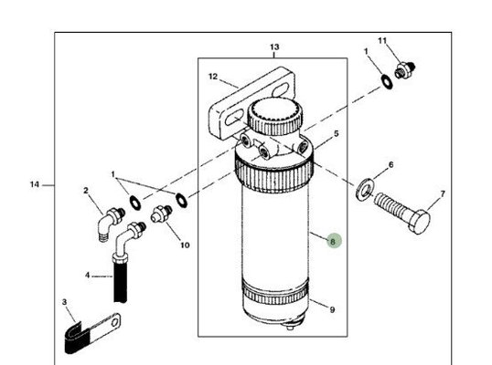 FILTRES AG - FILTRE CARBURANT - FILTRE FUEL SEPARATEUR EAU TRA7710 ET