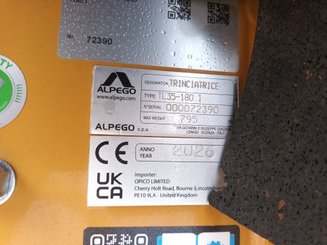 Horizontal axis shredder Alpego TL35180 - 2