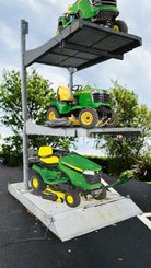 Lawn tractor Autres Support porte-tondeuse autoportée 3 plateaux en acier galvanisé - 1