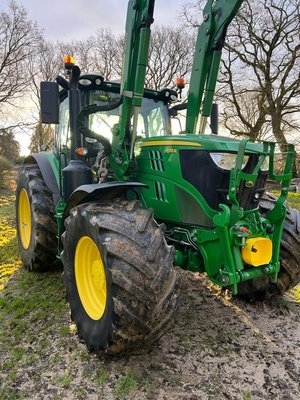Farm tractor John Deere 6155R - 1