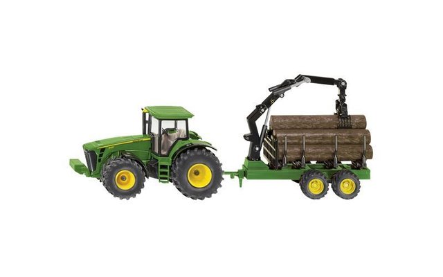 Accessory - other - JOUET TRACTEUR JOHN DEERE 8430 AVEC REMORQUE FORESTIERE MCU195400000 
