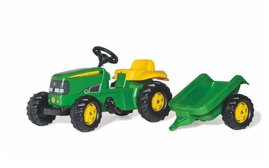 Accessory - other Sofimat TRACTEUR A PEDALE + REMORQUE ROLLYKID JOHN DEERE MCR012190000  - 1