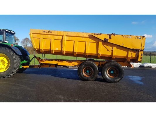 Cereal tipping trailer Rolland TURBO160 - 1