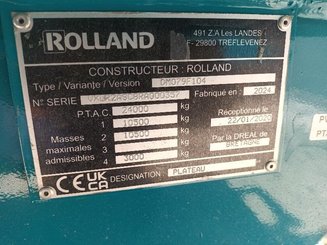 Forage platform trailer Rolland RP10004LSP - 2